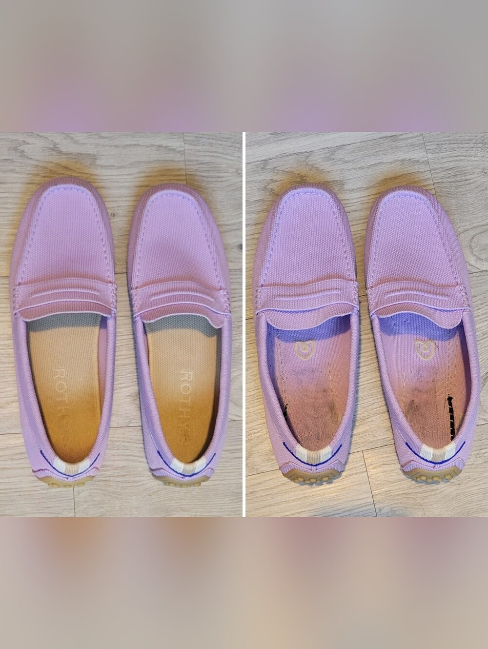 Rothy's The Driver Soft Orchid Lilac Loafer Penny Keeper Vamp, Women US 11 EU 41 - Picture 12 of 16